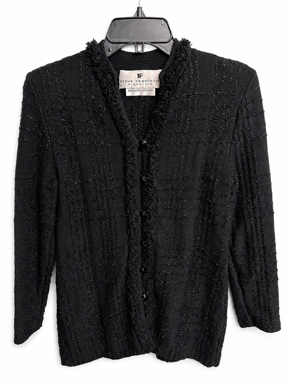 Vintage Steve Fabrikant Bergdorf Goodman Cardigan Sweater Fits Small